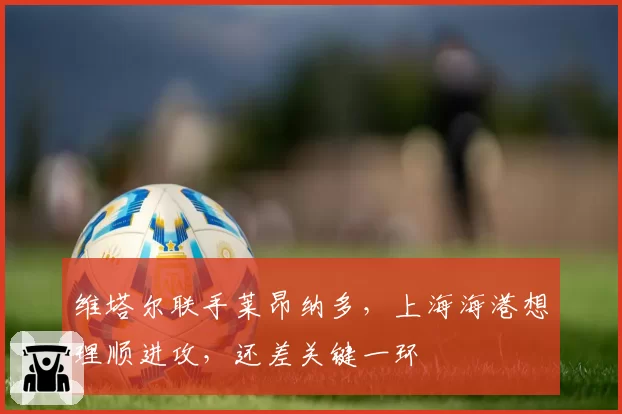 维塔尔联手莱昂纳多，上海海港想理顺进攻，还差关键一环